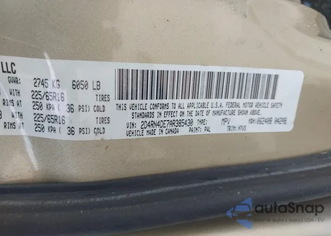 2010 Dodge Grand Caravan Se z USA, uszkodzony, nr VIN 2D4RN4DE7AR385430